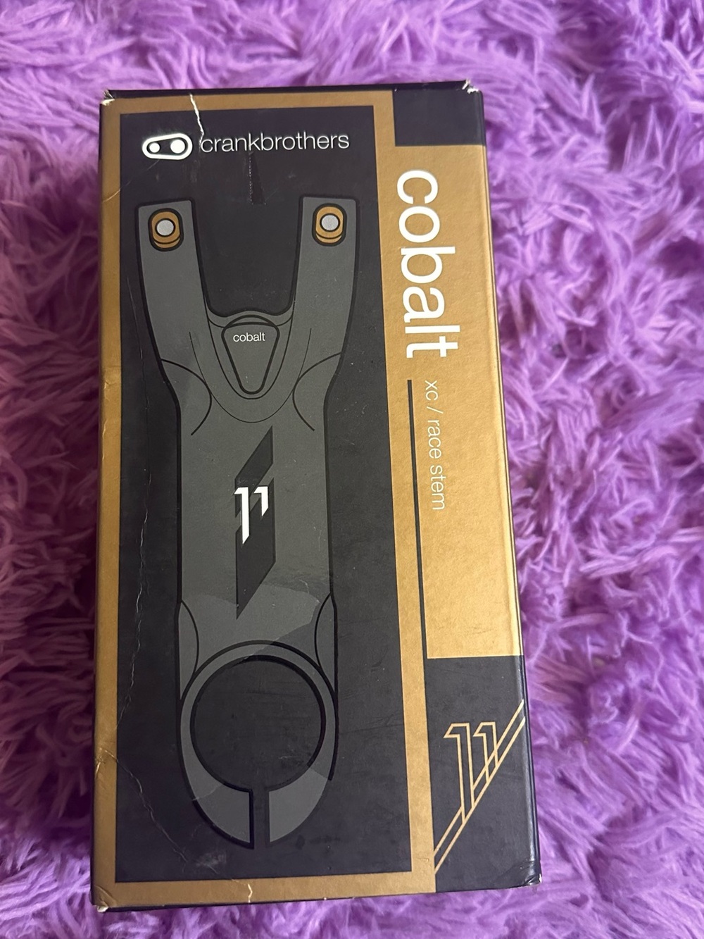 Crankbrothers Cobalt XC/Race Stem - Black and Gold